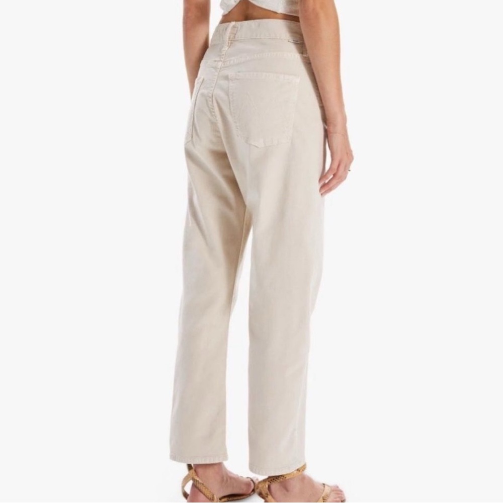 MOTHER Women's Tan Boyfriend Jeans size 30 - Picture 2 of 8
